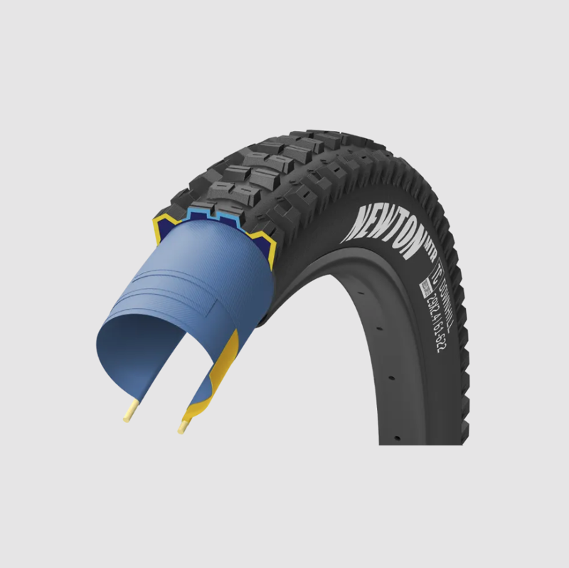 Goodyear Newton MTR Downhill Tubeless MTB Rear Tyre in Black 27.5x2.6-1